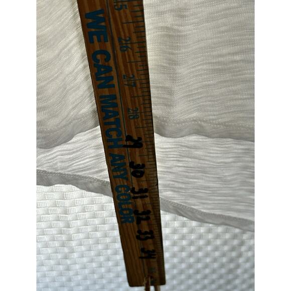 CHICOS Ultimate Tee White V Neck 3/4 Sleeve Cotton Modal High Low Large 2 - Picture 9 of 9